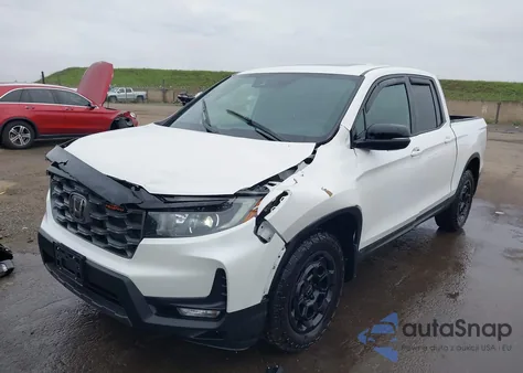 2025 Honda Ridgeline Trailsport+ z USA, uszkodzony, nr VIN 5FPYK3F71SB024869
